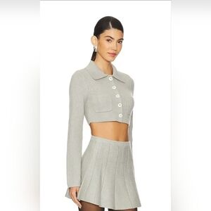 Majorelle Solveig Cardigan in Heather Grey XS NWT
